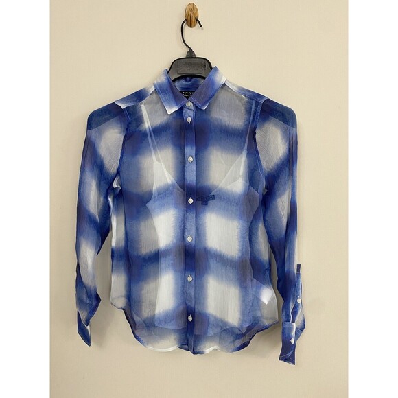 J.Crew Garçon classic shirt in crinkle cupro lightweight NWT Size 00 - Picture 12 of 12